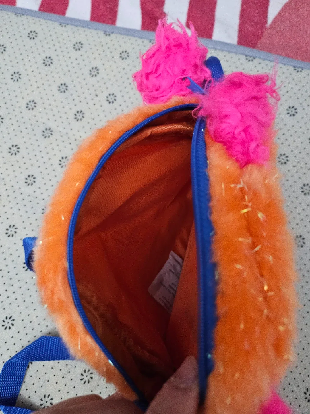 🧡🥰Orange Bear Plush Shoulder Bag image indicator(2)