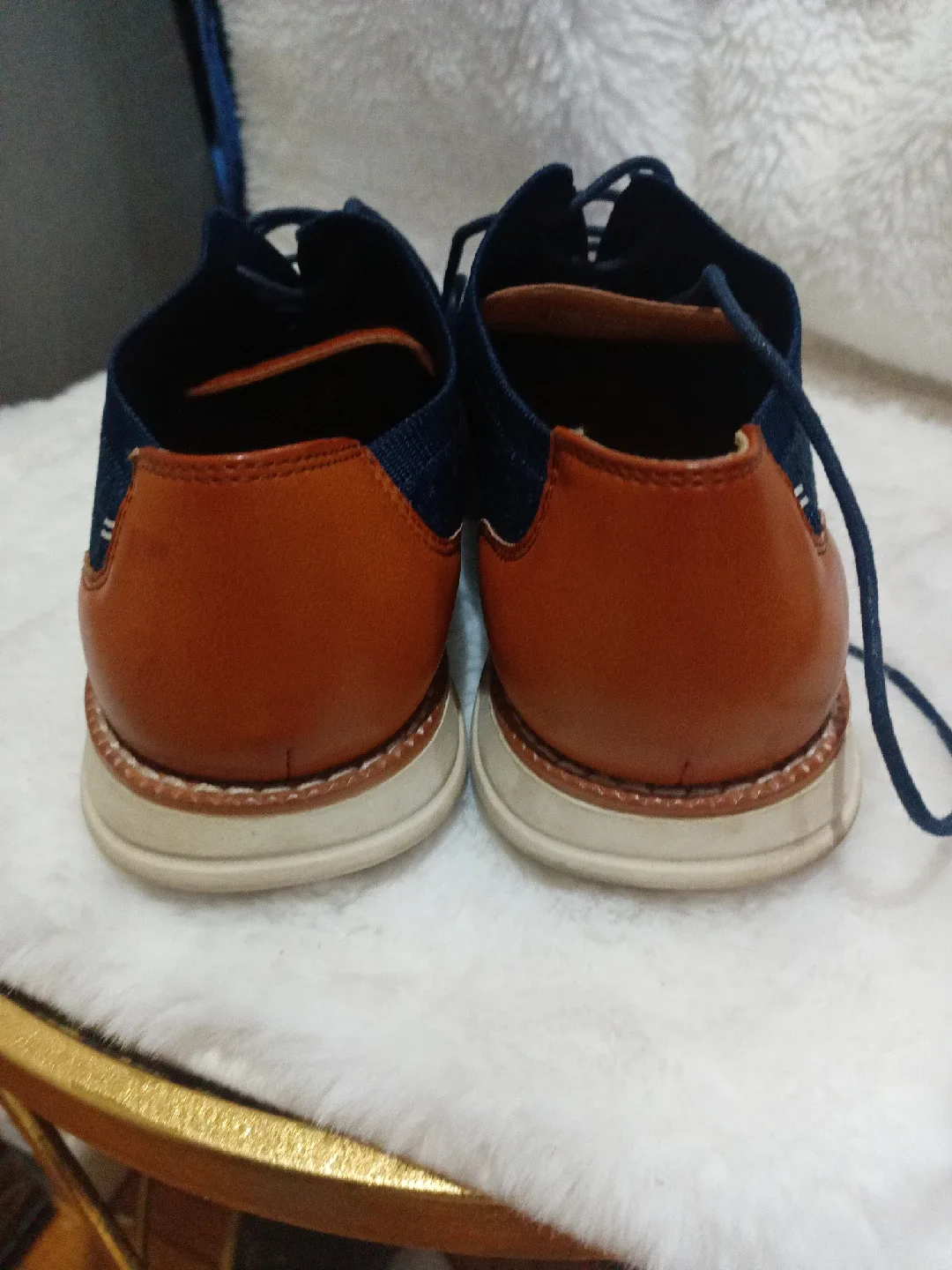 Nautica Men's Blue Knit Dress Shoes image indicator(3)