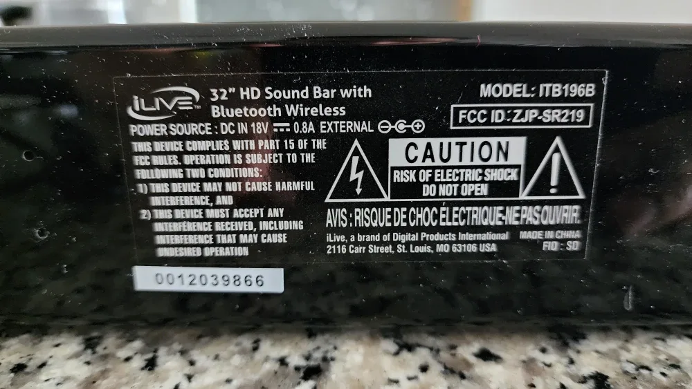 iLive 32" HD Sound Bar w/ Bluetooth Wireless image indicator(2)