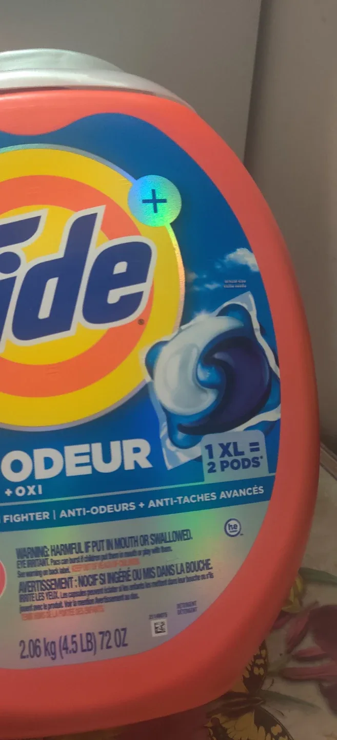 Tide Power Pods Odour + Oxi - 45 XL Capsules image indicator(3)