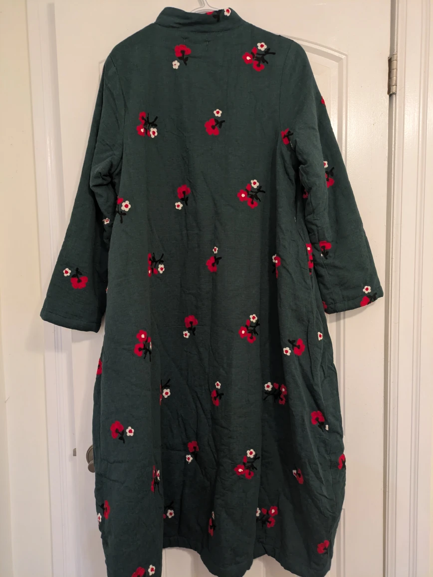 Cozy Floral Trench (BNWT) - photo 2