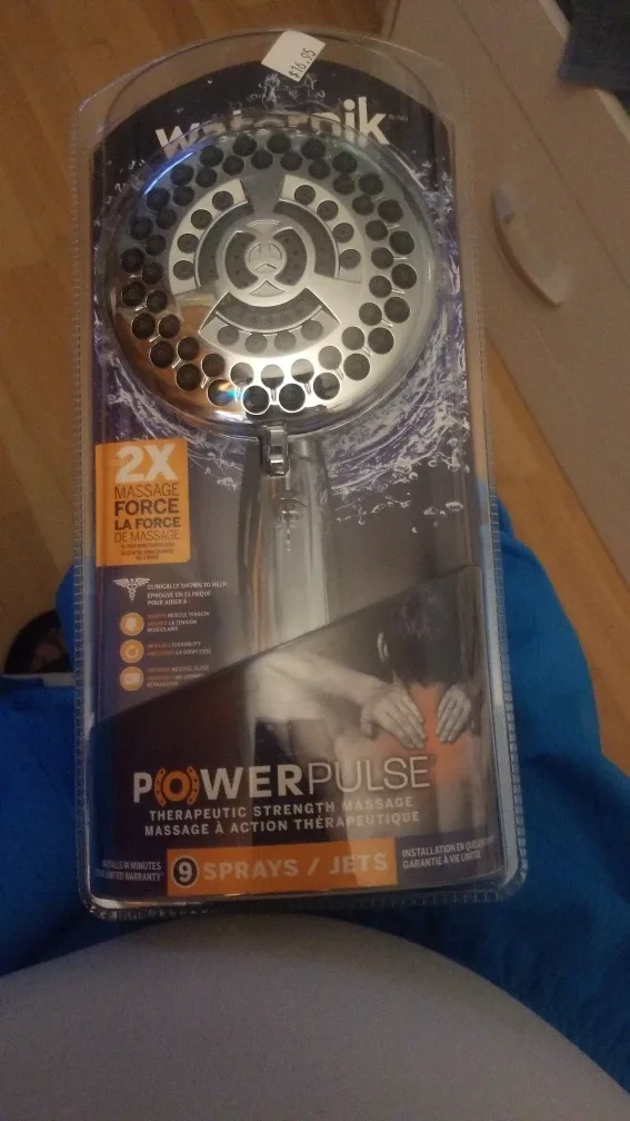 Waterpik PowerPulse Therapeutic Shower Head - New