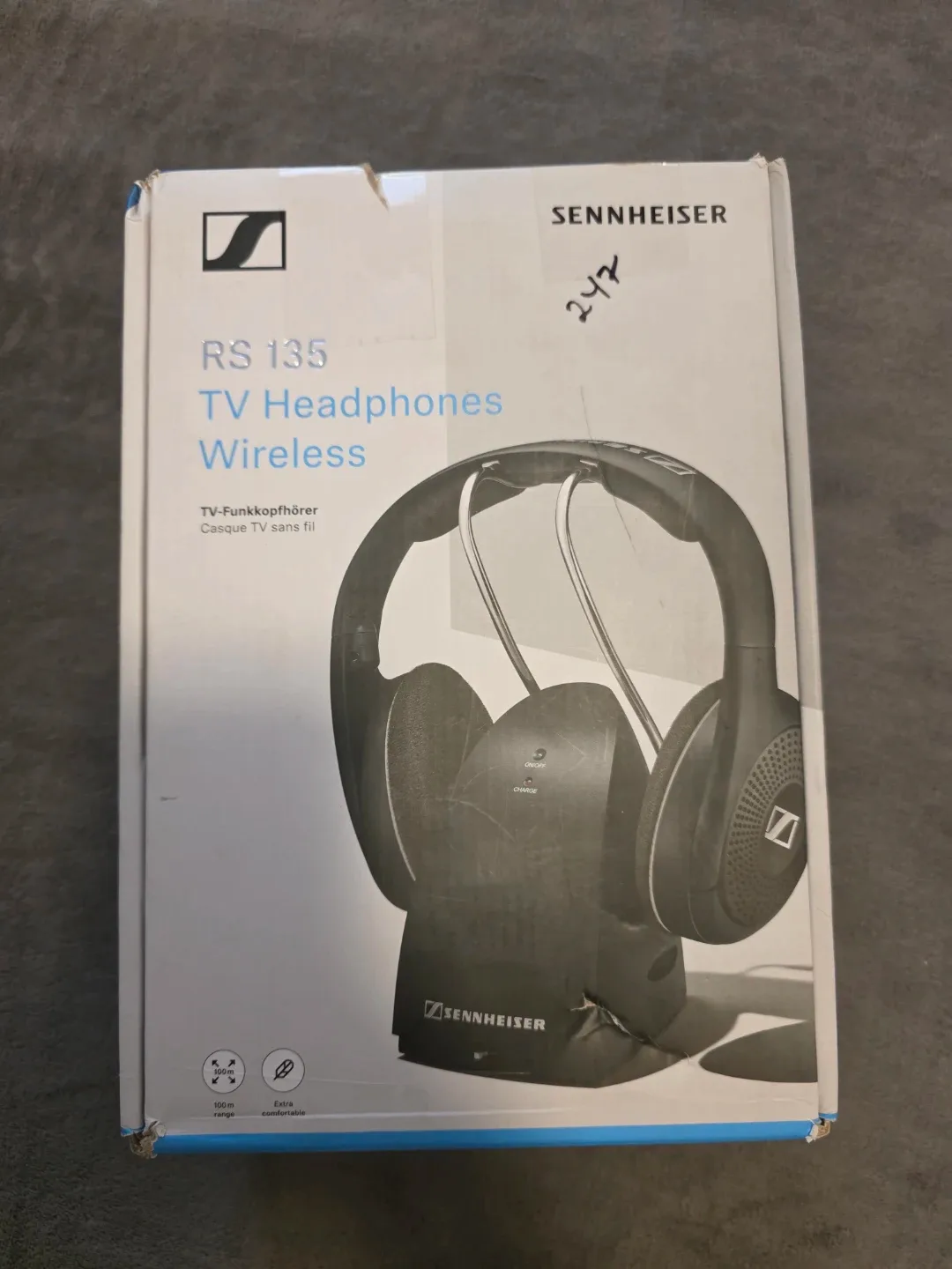 Sennheiser RS 135 120-W On-Ear Wireless Headphones thumbnail