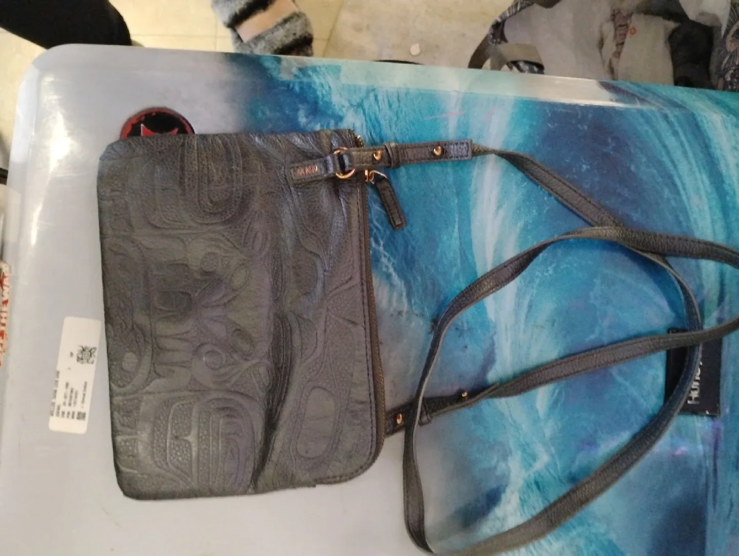 Hailey Tote Grey Crossbody Bag thumbnail