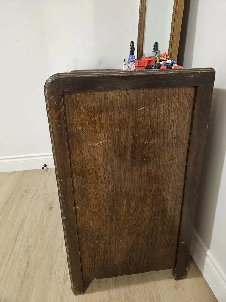 Vintage Vanity Table with Mirror - photo 2