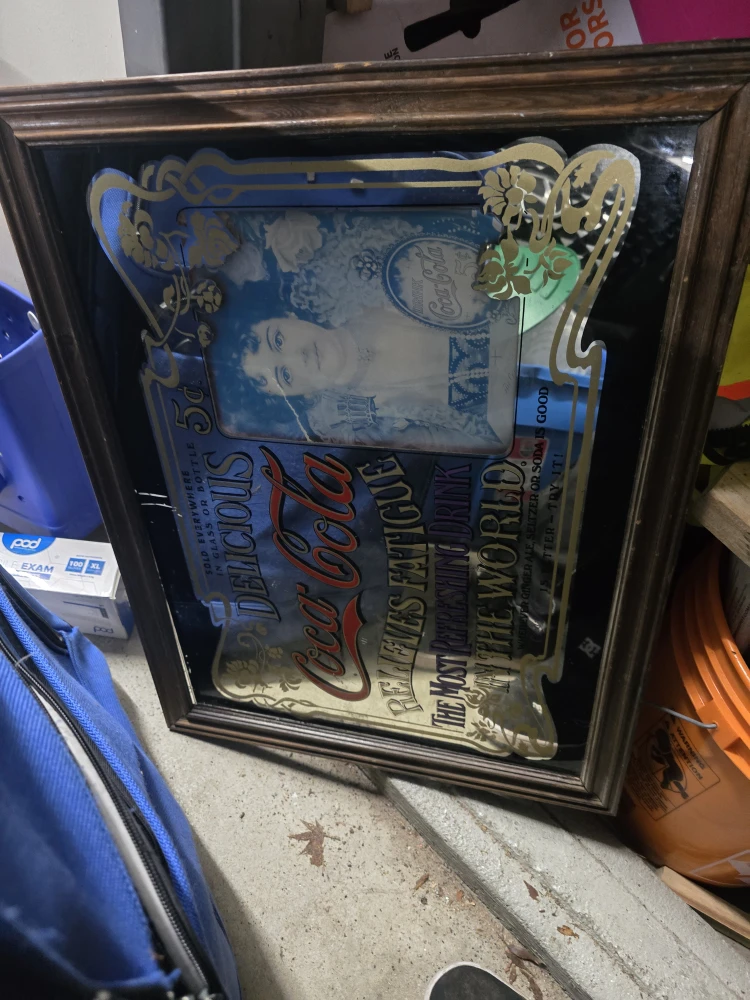 Coca-Cola Vintage Style Mirror x2