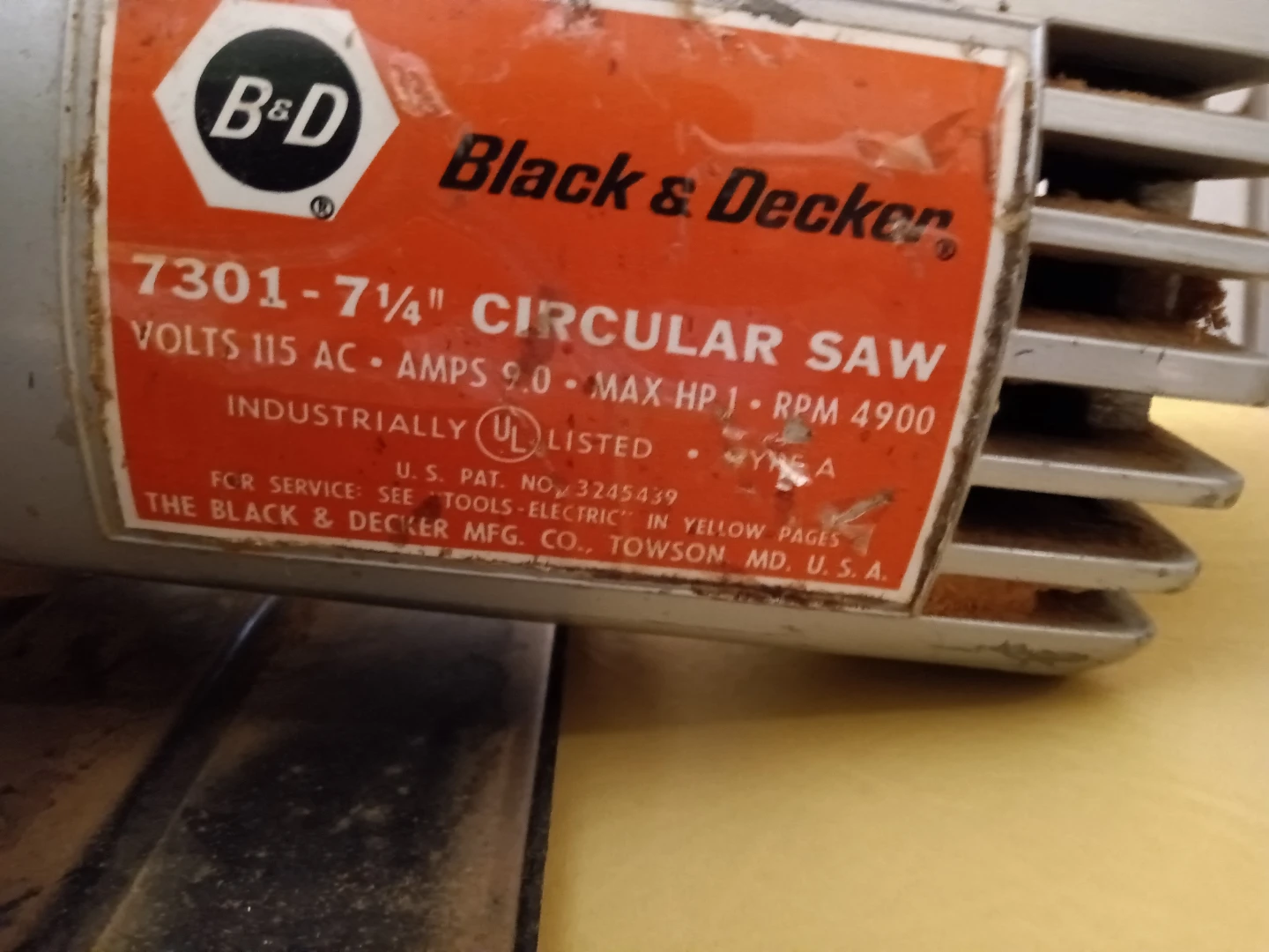 Black & Decker 7301-7 1/4" Circular Saw - photo 3