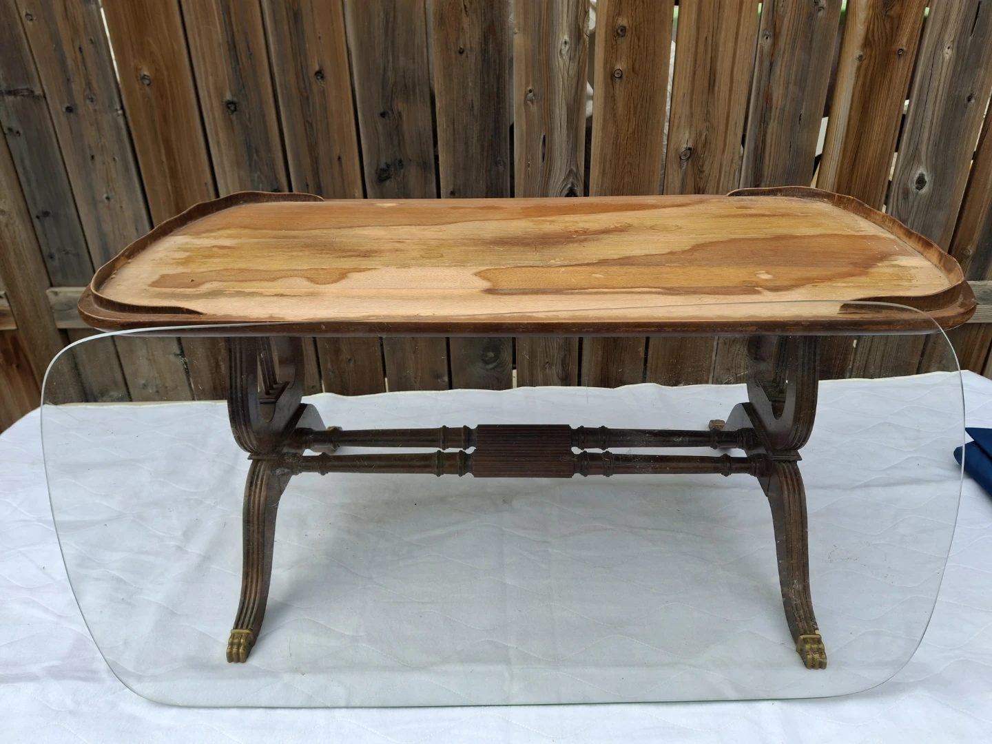 Antique Wooden Coffee Table - photo 4