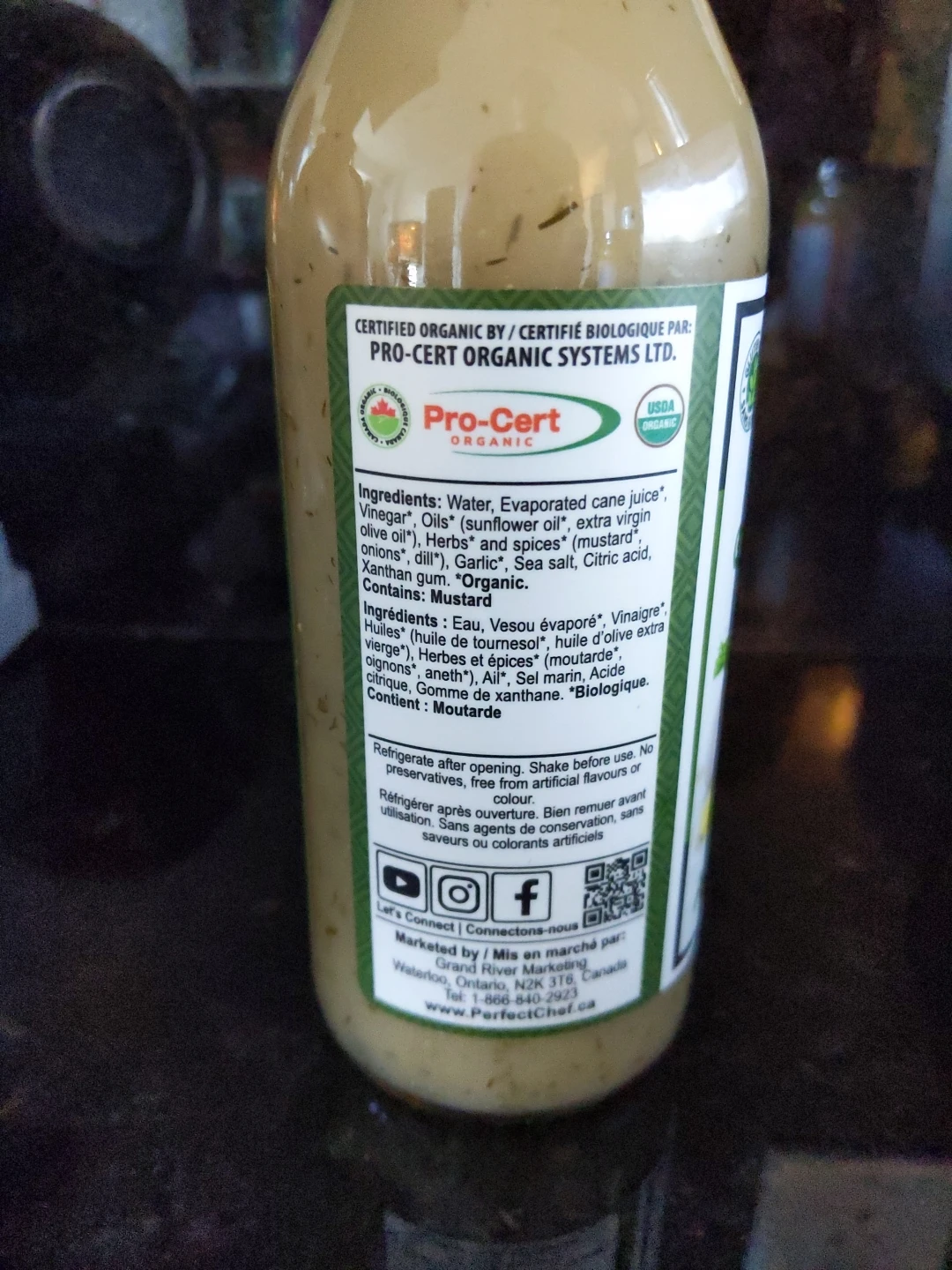 Perfect Chef Organic Garlic Dill Salad Dressing - photo 3