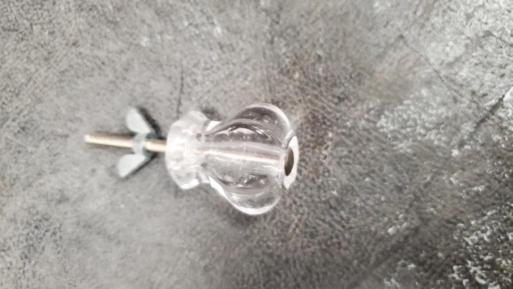 Knob Hill PN0300V-CLR-C Clear Glass Cabinet Knobs - photo 2