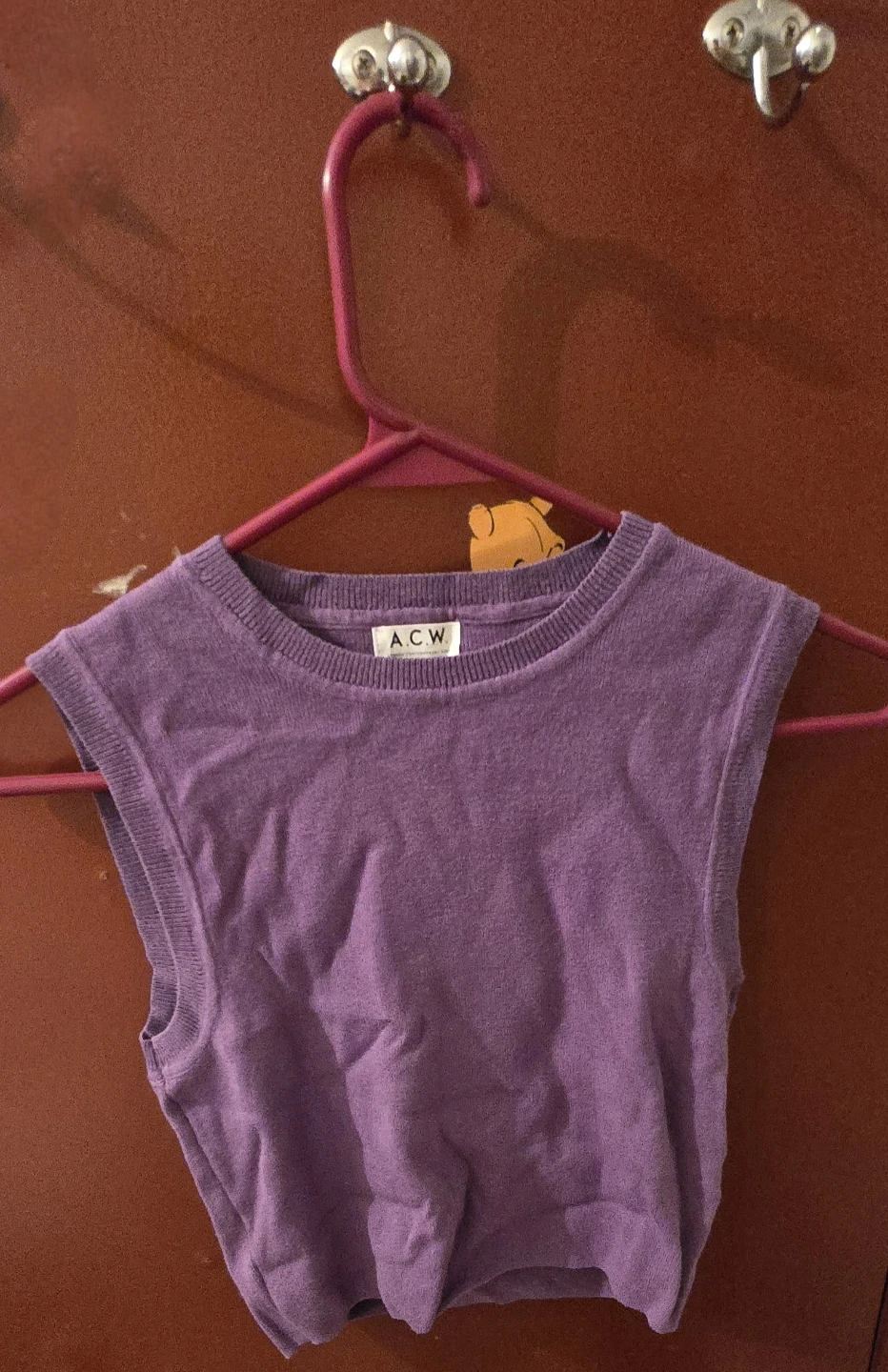 ACW Purple Sleeveless Top
