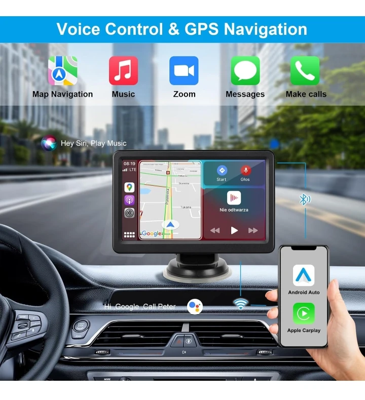 Wireless Carplay Screen for Car - photo 3
