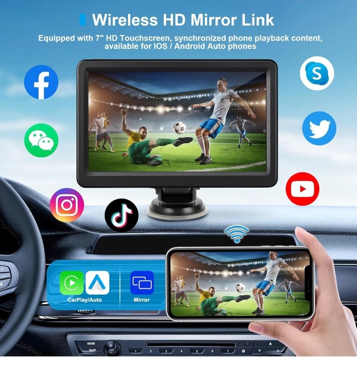Wireless Carplay Screen for Car - photo 4
