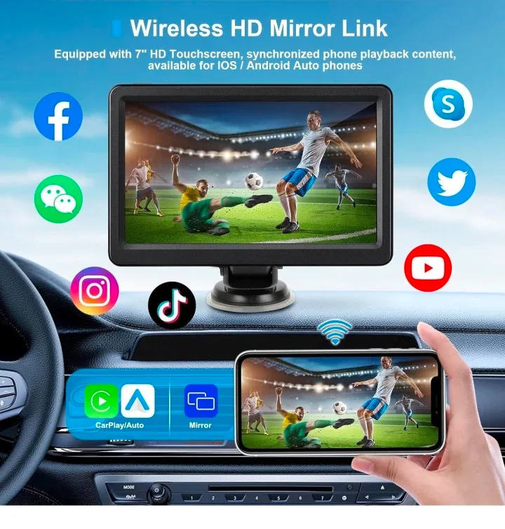 Wireless Carplay Screen for Car image indicator(4)