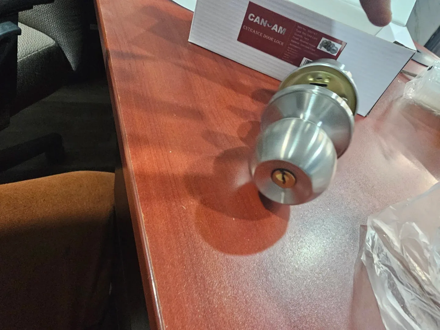 CAN-AM Entrance Door Lock - New in Box image indicator(4)