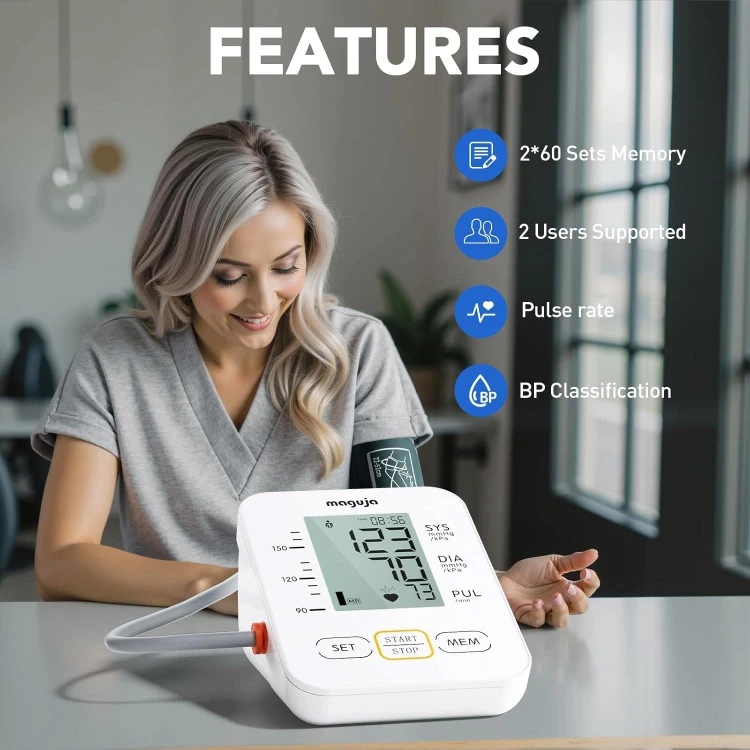 New~Arm BP Monitor W/Blood Pressure Cuff, Home Use - photo 2
