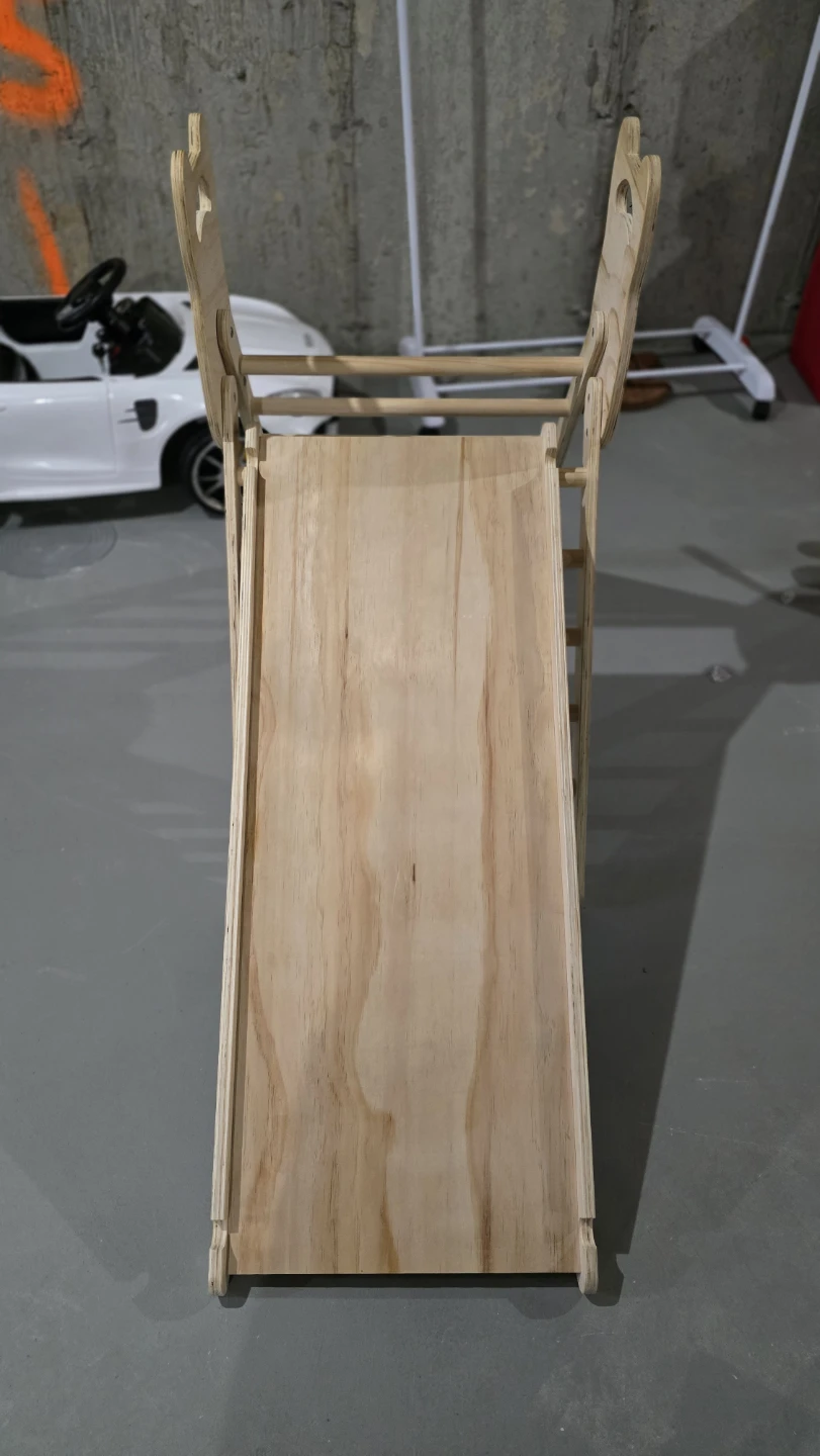 Kids Wooden Climbing Ladder & Slide - photo 3