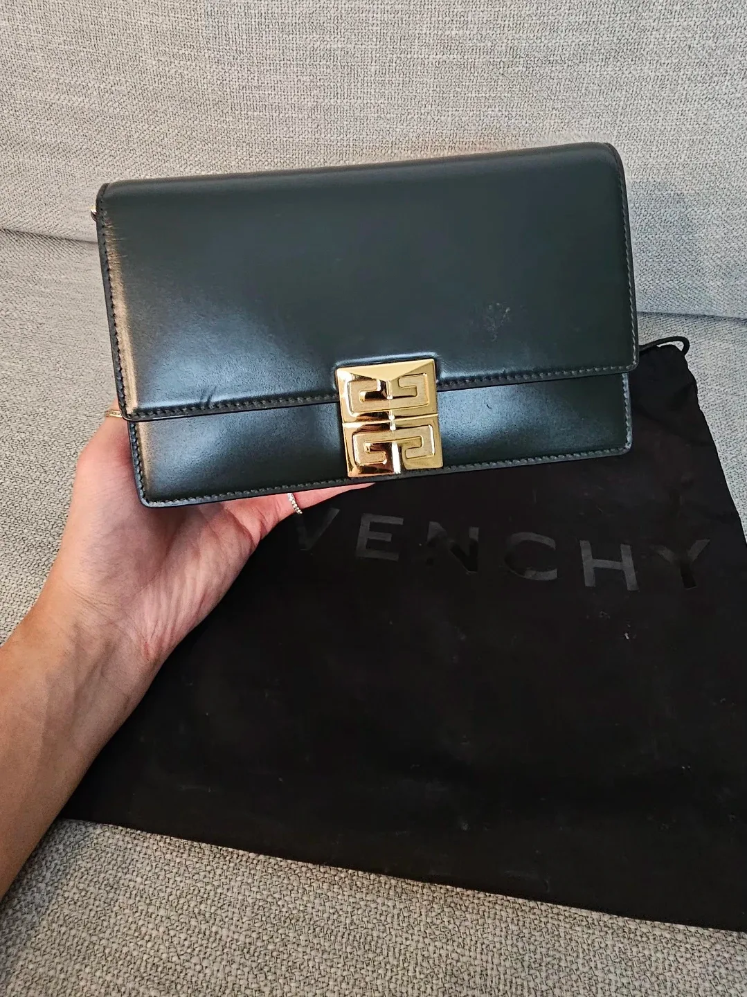Givenchy Green Forest 4G Chain Bag image indicator(7)