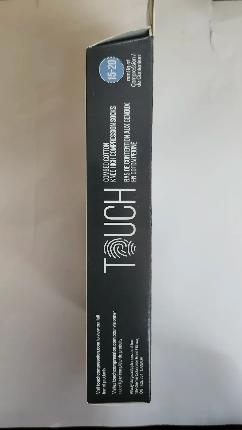 Brand New Touch Compression Socks, Black Argyle, S/P image indicator(3)