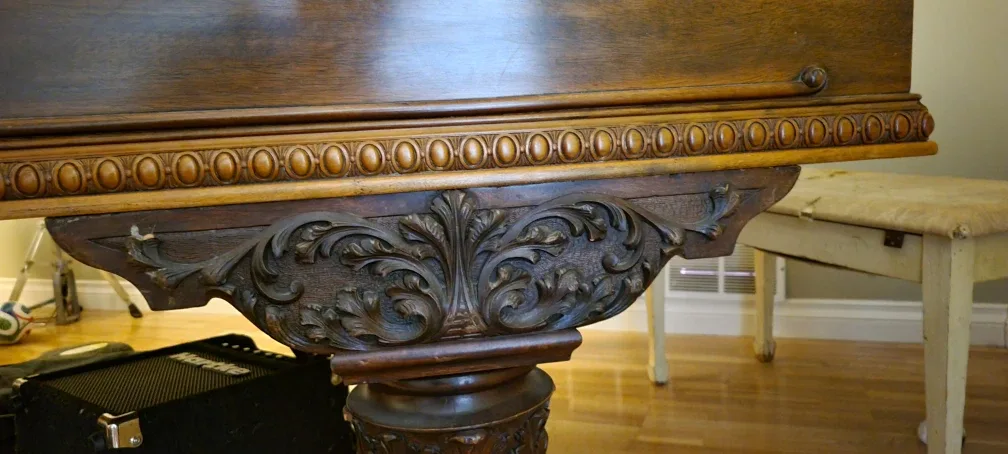 Gerhard Heintzman Piano with Bench - As Is image indicator(2)