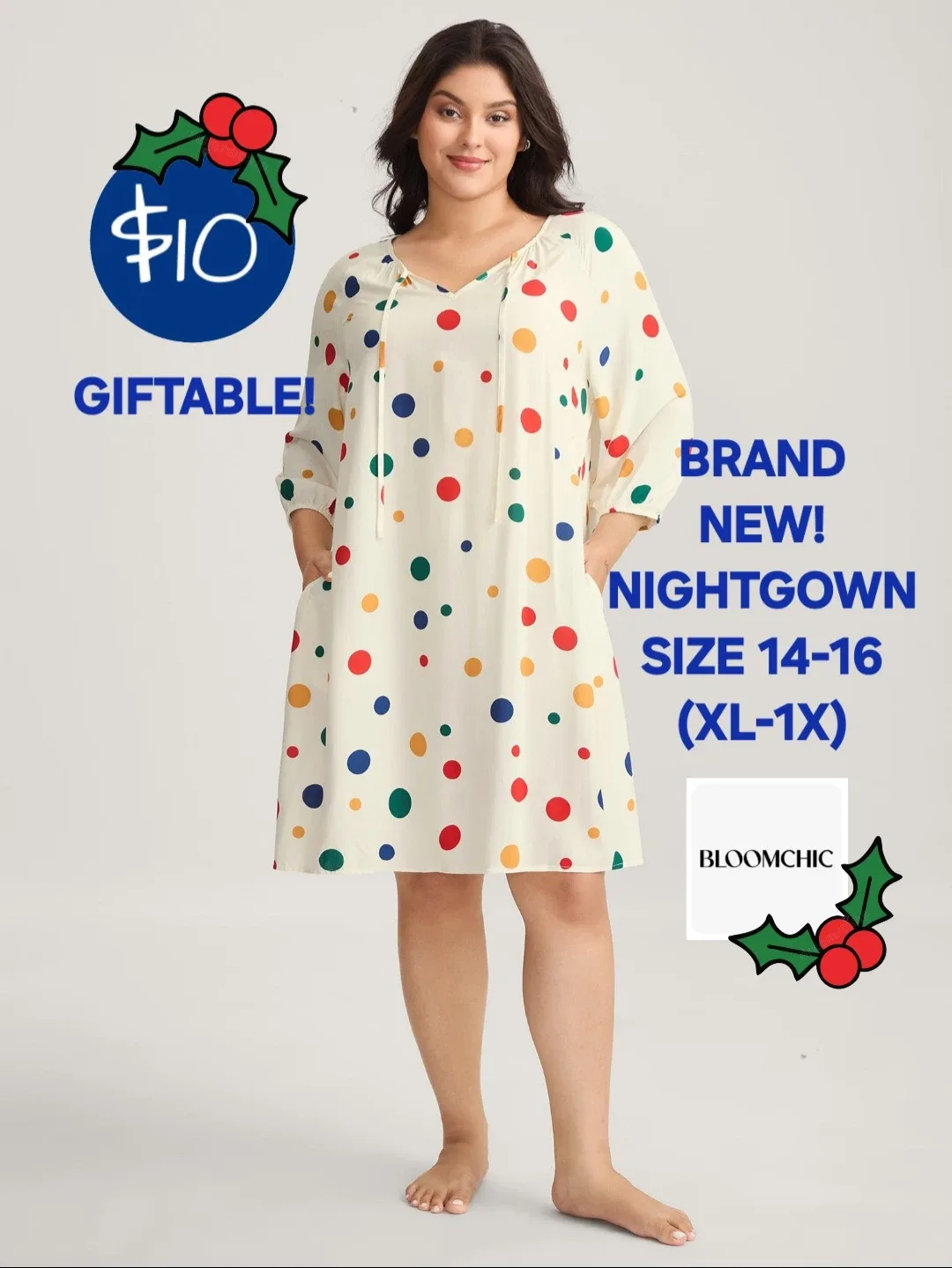 Polka-dot Nightgown