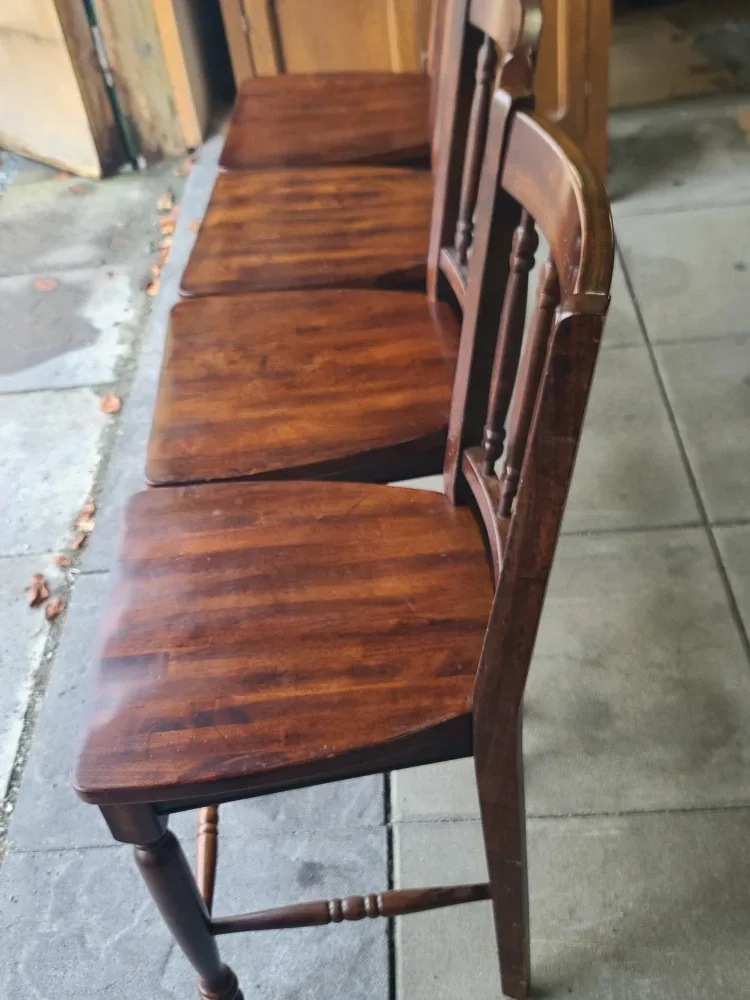 Set of 4 Wooden Dining Chairs image indicator(6)