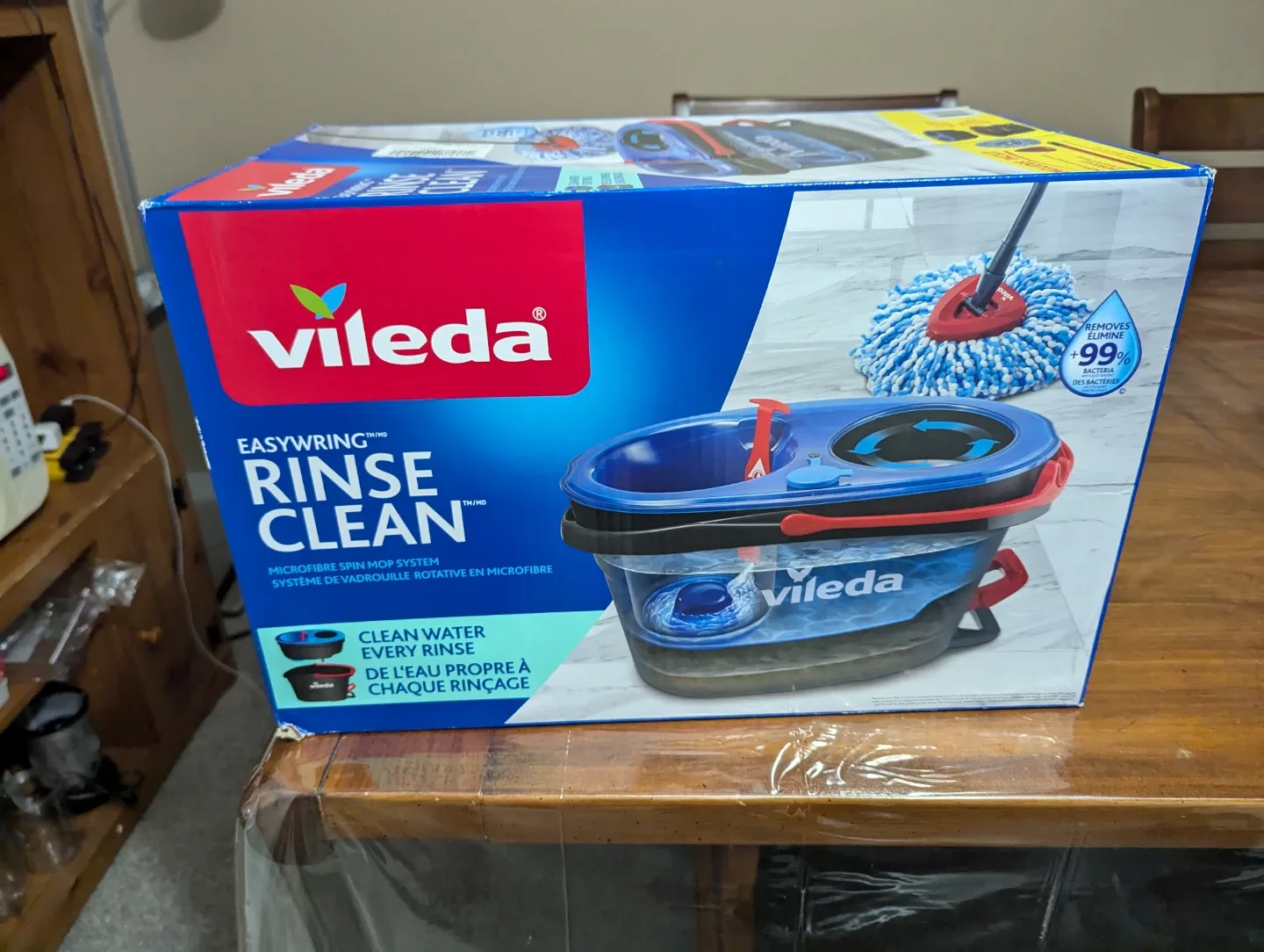Vileda EasyWring Rinse Clean Spin Mop & Bucket System image indicator(2)