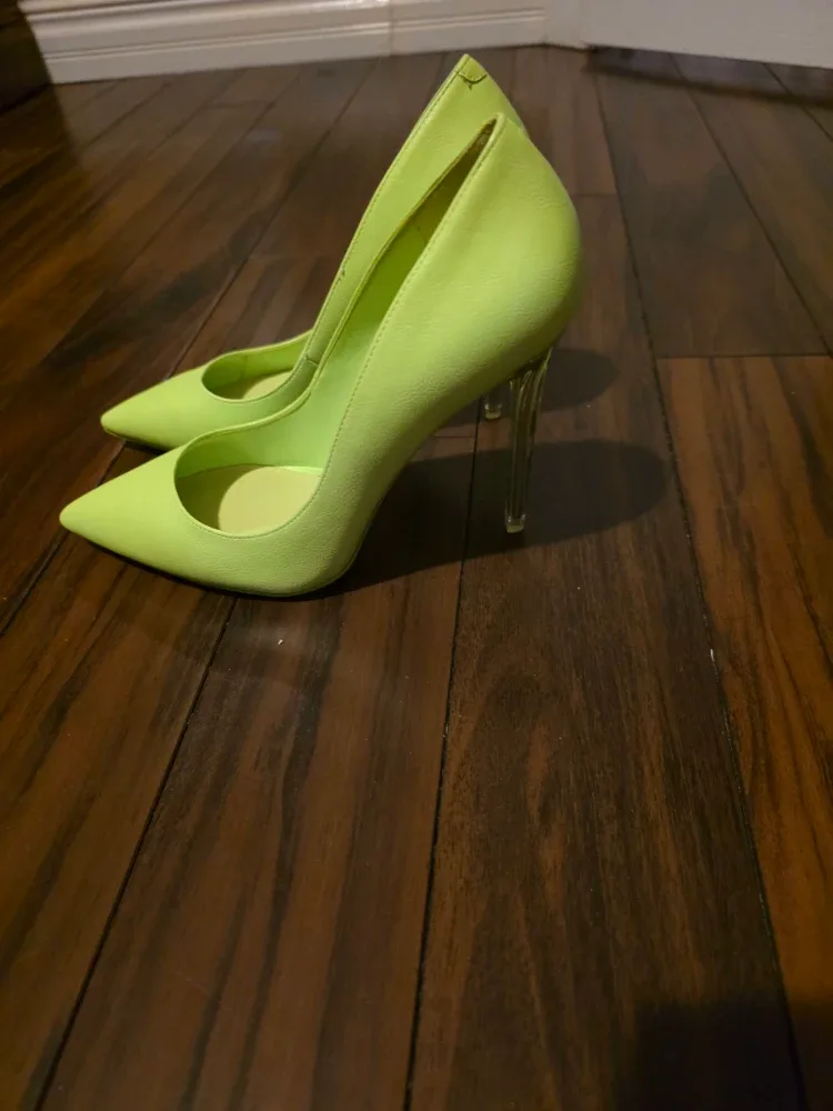 Aldo Neon Green Heels - Size 8.