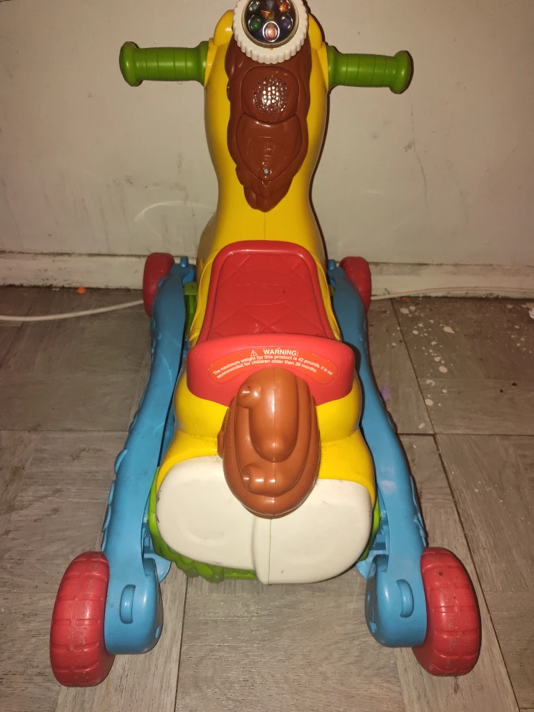 Fisher-Price Stroll Along Musical Pony Ride-On Toy - photo 4