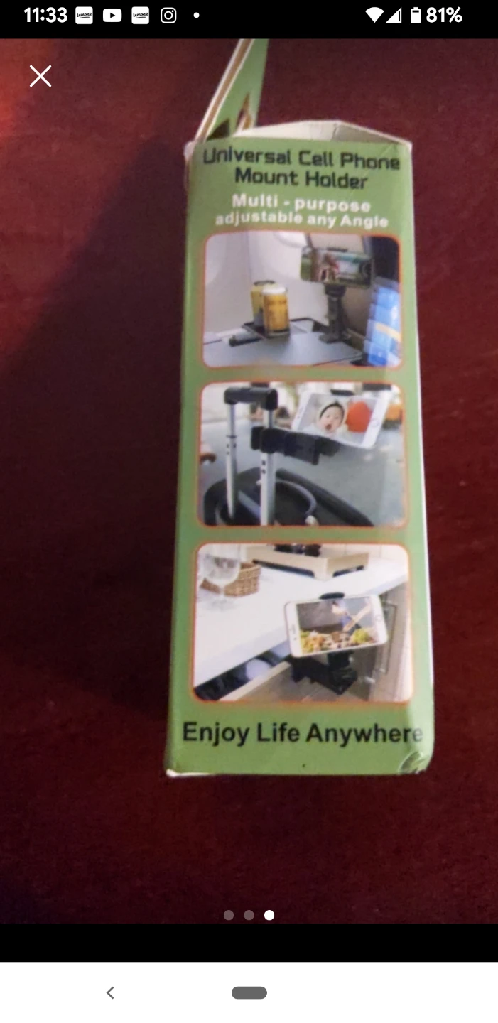 Universal cell phone mount holder - photo 3