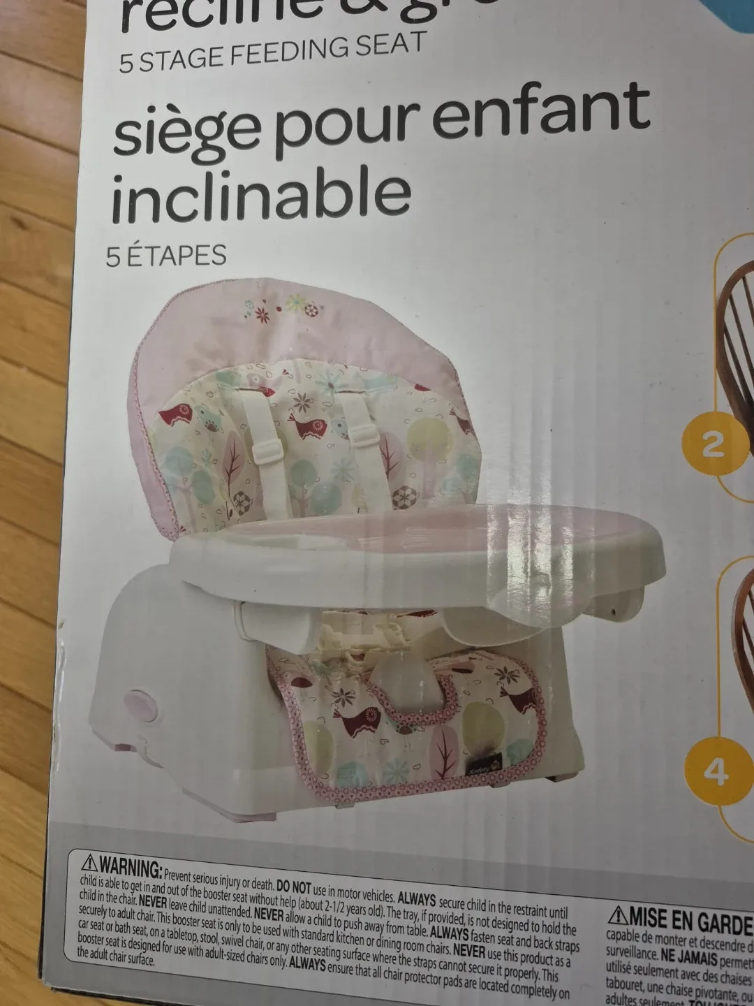 Safety 1st Recline & Grow 5-Stage Feeding Seat image indicator(2)