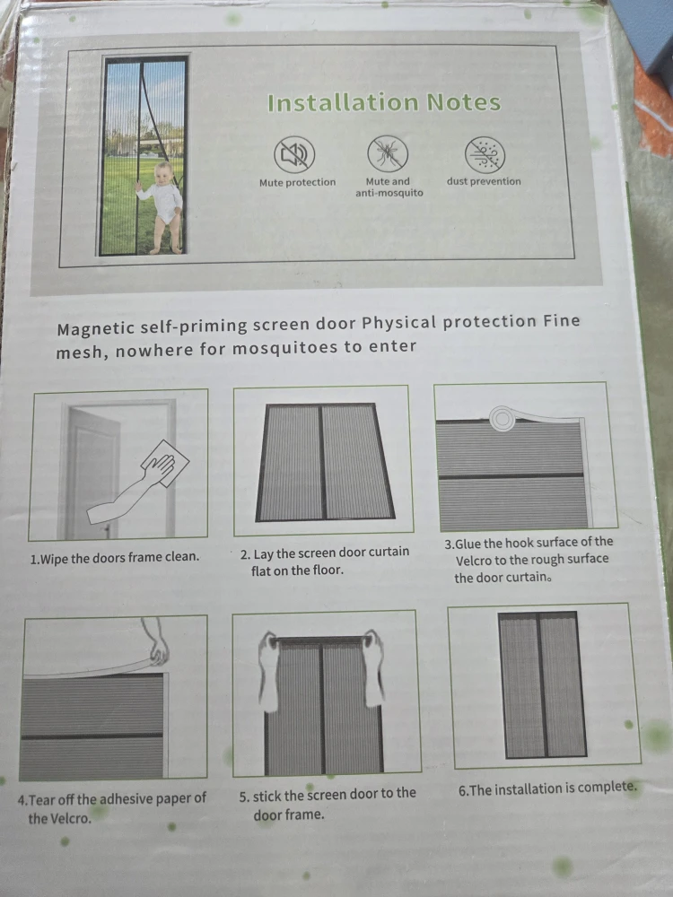 QNLONG Magnetic Screen Door - Easy Install - photo 2