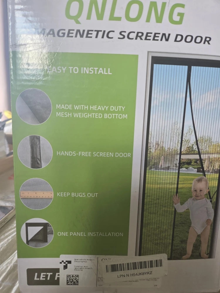QNLONG Magnetic Screen Door - Easy Install - photo 3