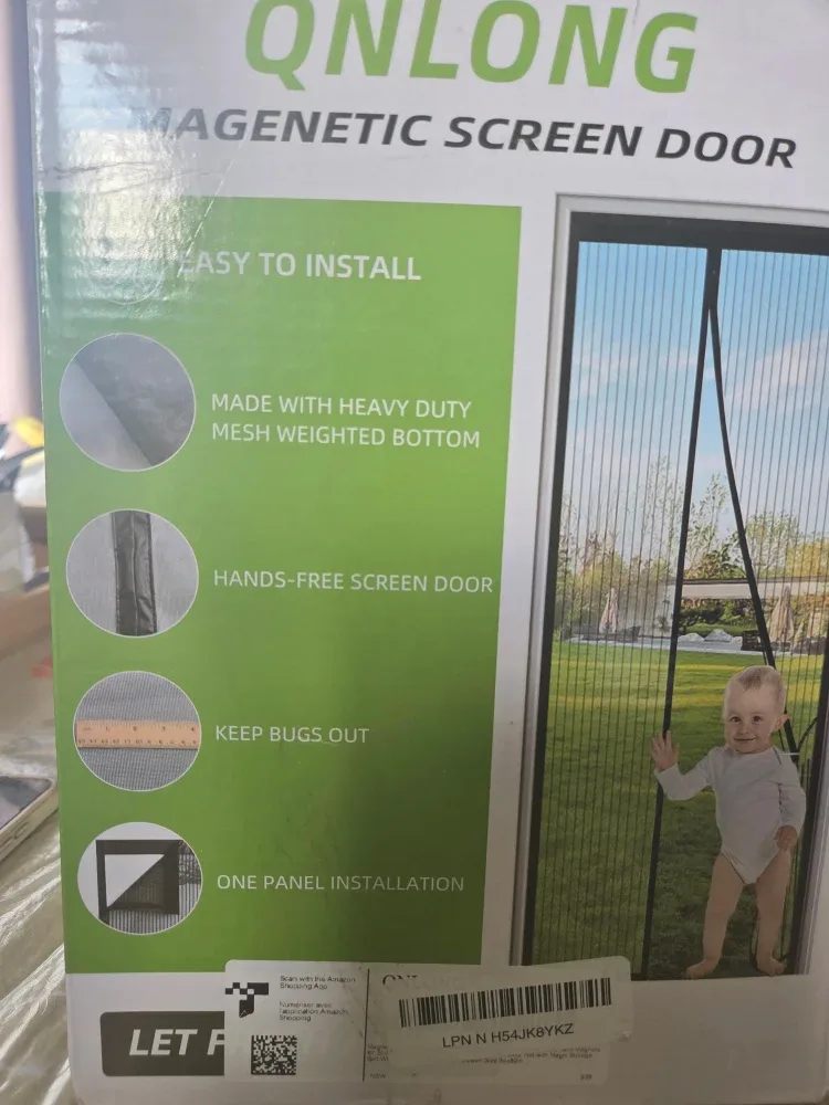 QNLONG Magnetic Screen Door - Easy Install image indicator(3)