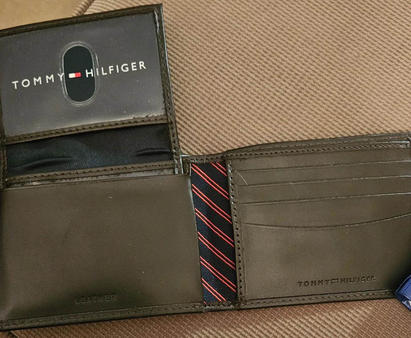 Tommy Hilfiger Brown Leather Wallet image indicator(2)