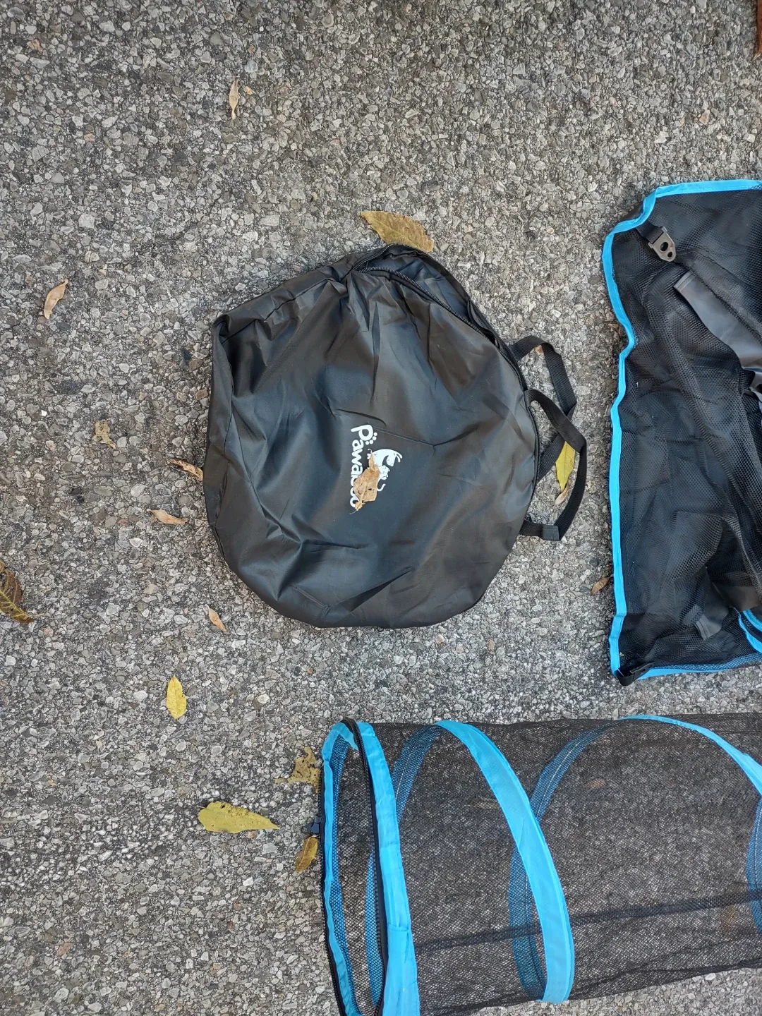 Pawaboo Cat Tunnel - Black & Blue image indicator(4)