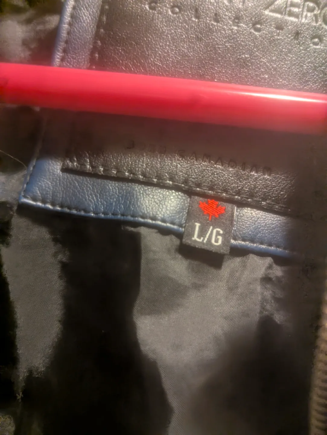 Point Zero Collection Leather Jacket - Size L/G image indicator(3)