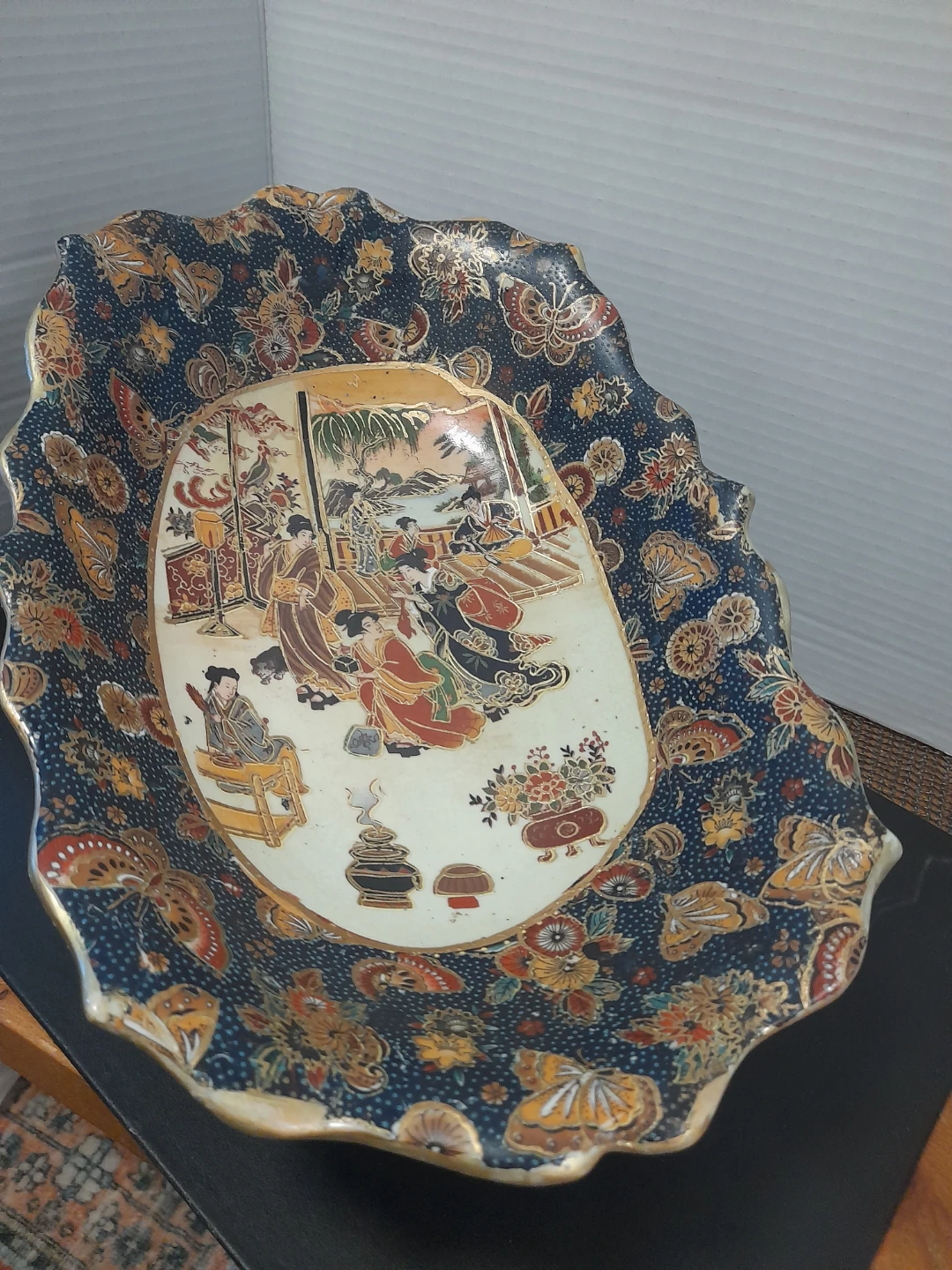 Vintage Japanese Imari Ware Pedestal Bowl - photo 3
