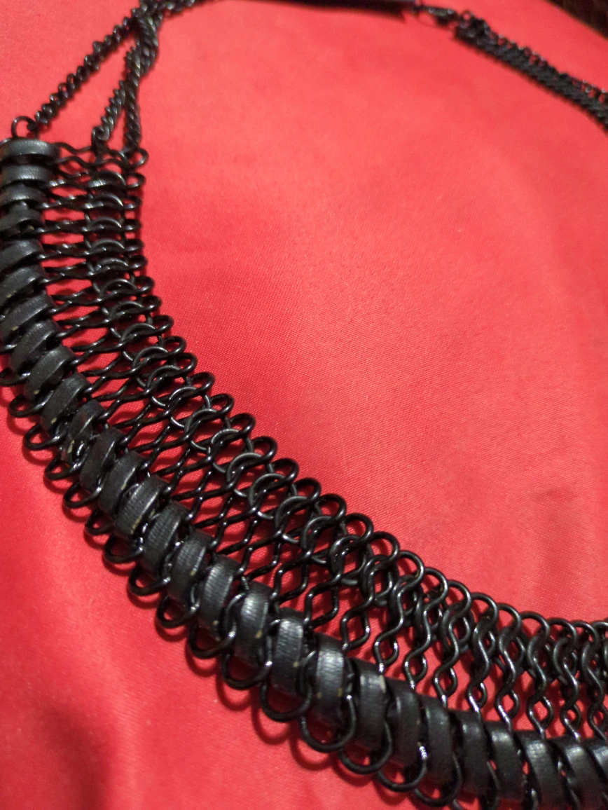 Expression Black Chainmail Necklace - New - photo 3
