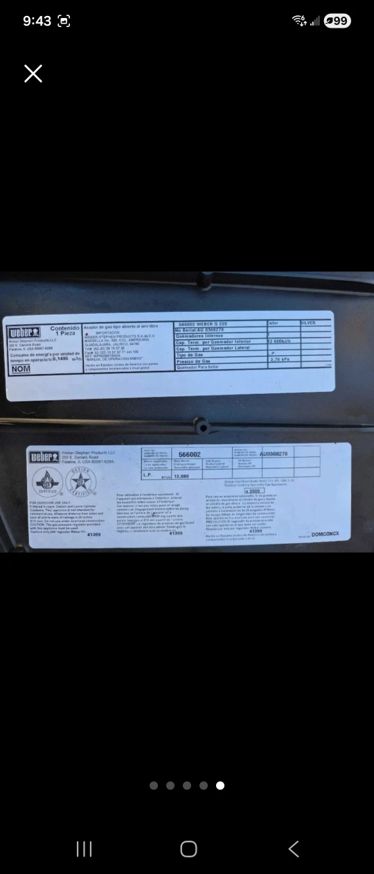 Weber Q 220 BBQ Grill - photo 5