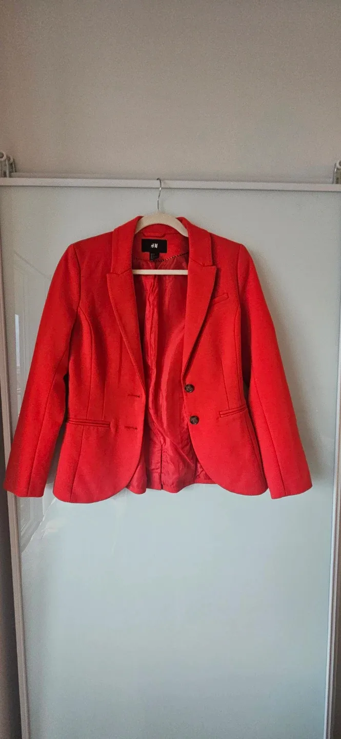 H&M Red Blazer - Size 6