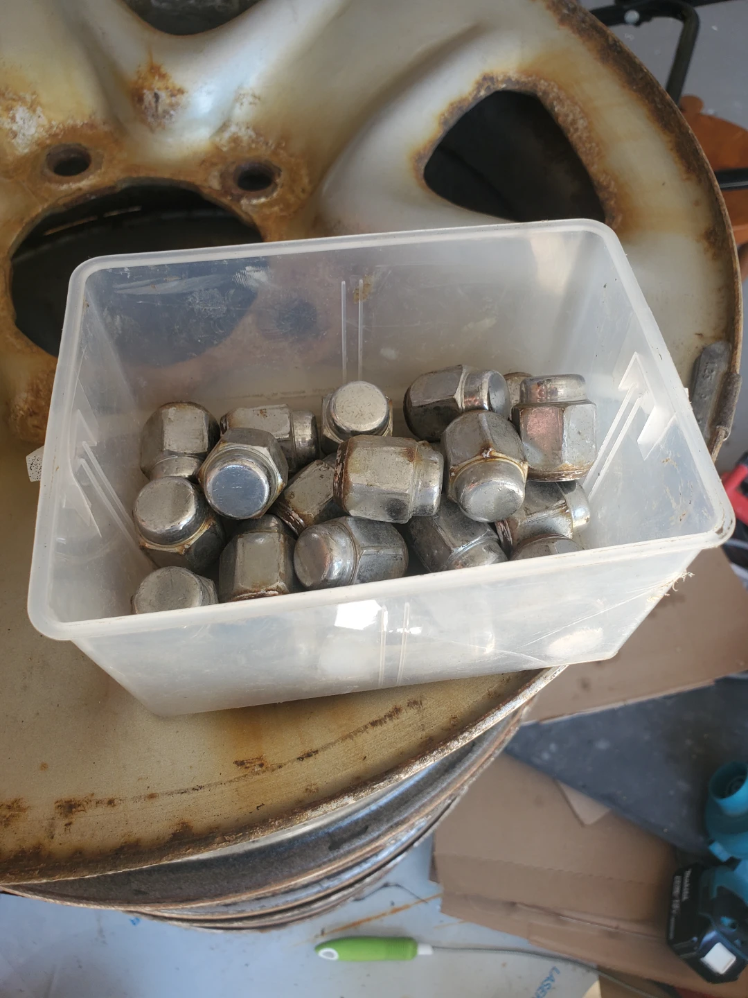 Set of 4 Used Steel Rims - photo 4