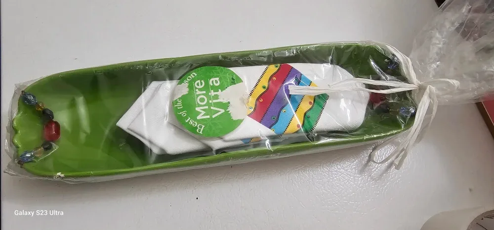 More Vita Green Serving Dish Set - New