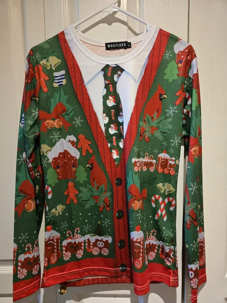 WHATLEES Christmas Shirt - Size medium