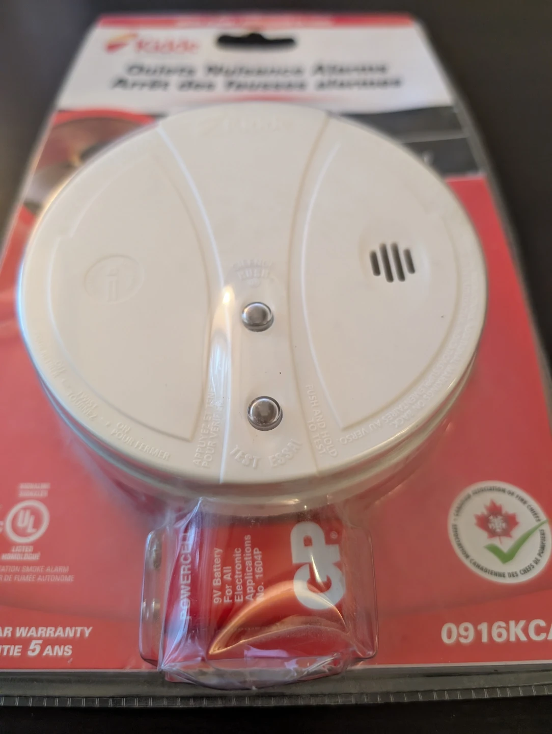 Kidde Smoke Alarm with Hush Button - photo 2