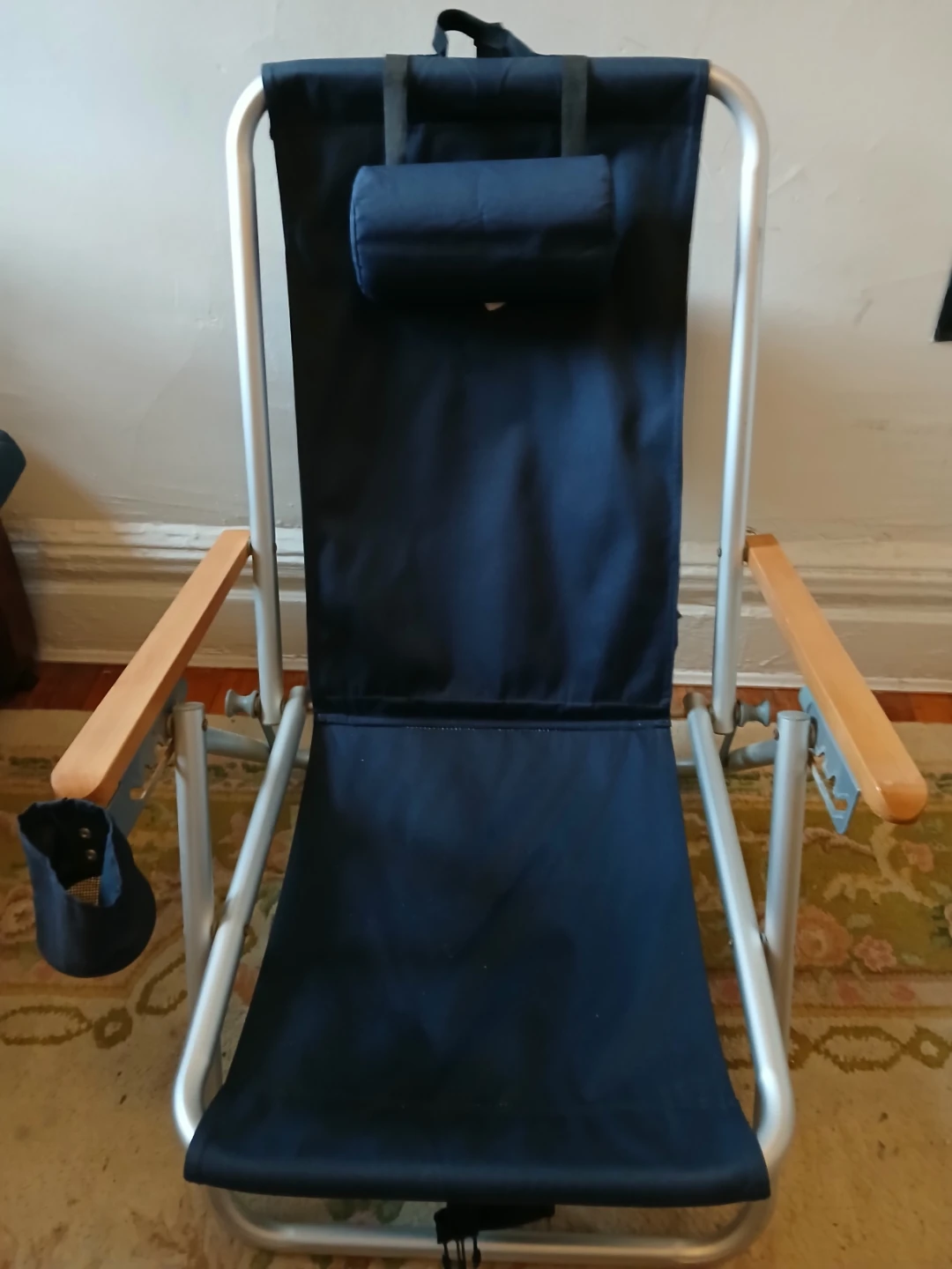 WearEver Chair Backpack Beach Chair Blue