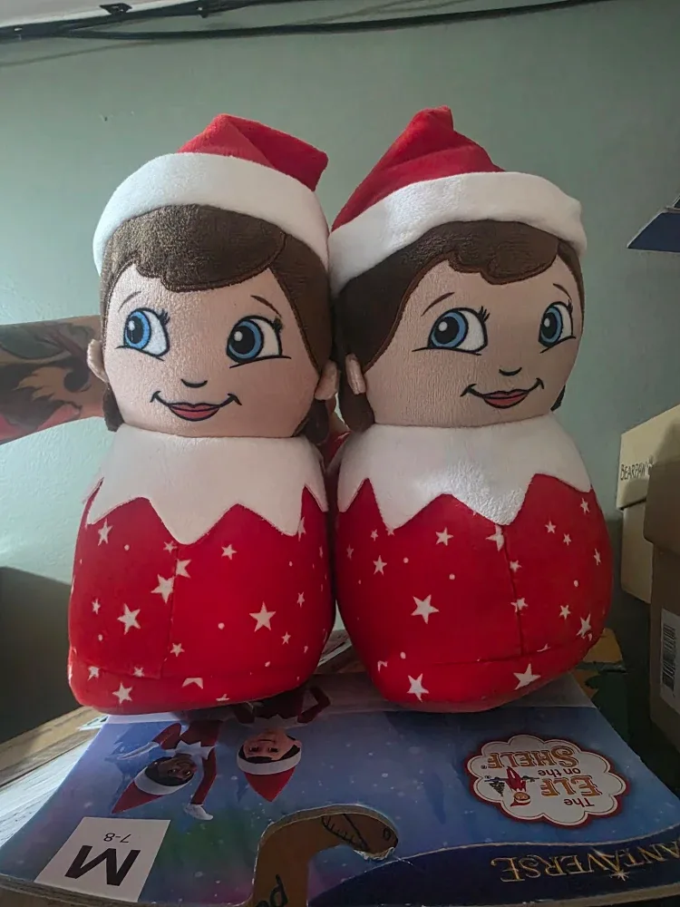 Elf on the Shelf Slippers - Size 7-8 image indicator(2)