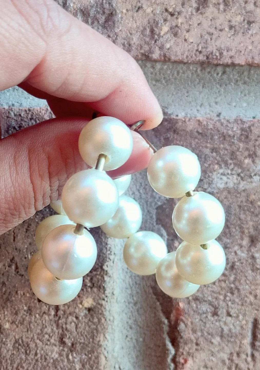 Pearl Beaded Earings (Big & small) image indicator(4)