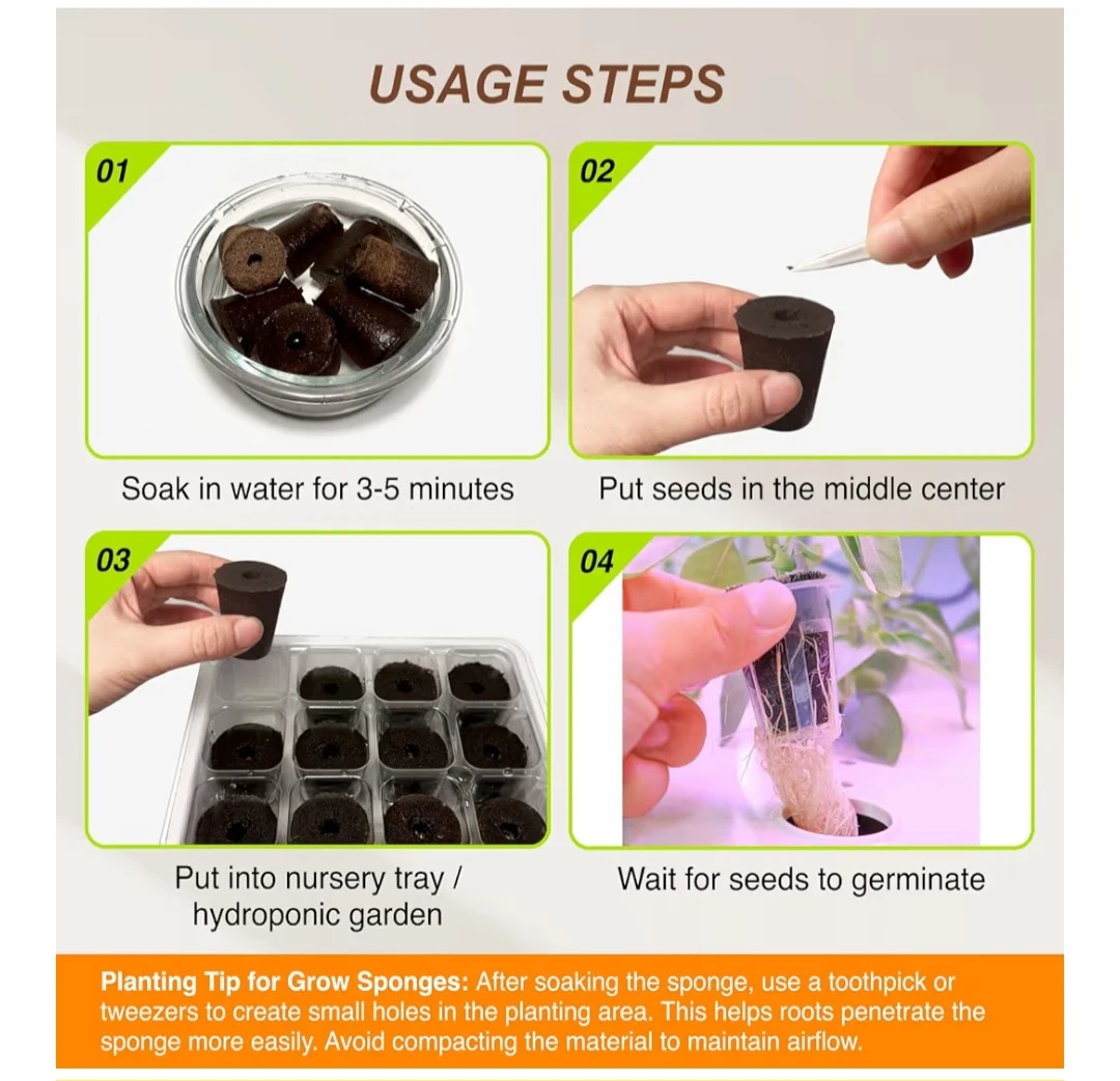 Round Replacement Seed Pod Sponges - photo 4