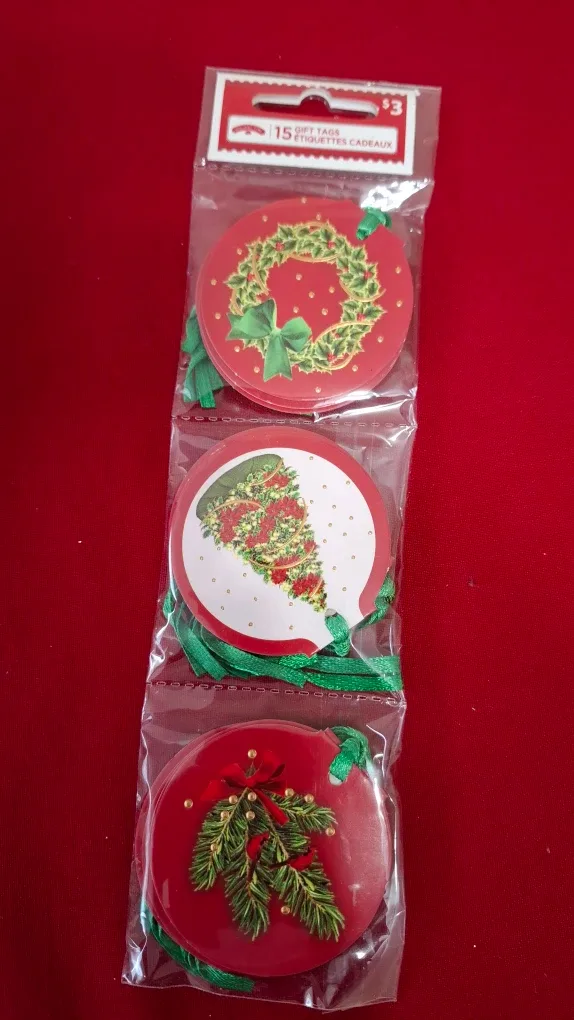 Christmas Gift Tags & Cardinal Ornament image indicator(4)